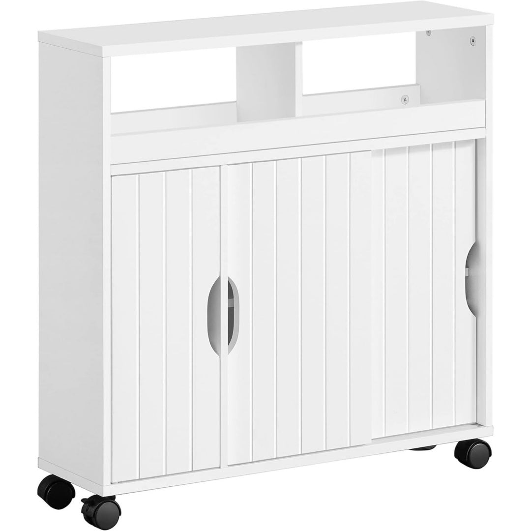 Colonne gris clair hauteur reglable, 69, 5 x 20 x 71, 5 cm