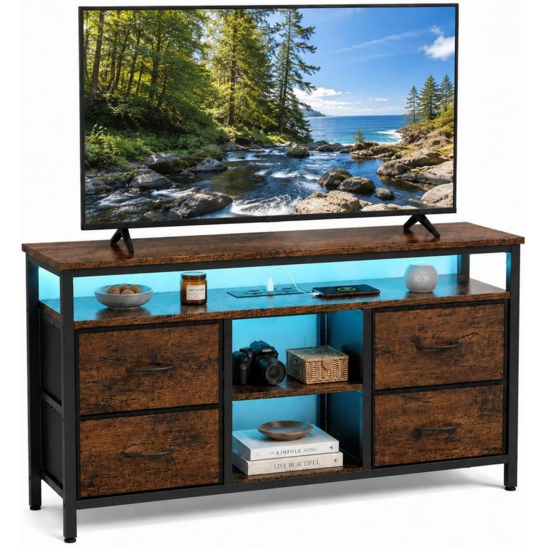 Armoire de rangement industrielle marron