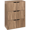 etagere verticale marron compact 67.5 x 32 x 100.5 cm