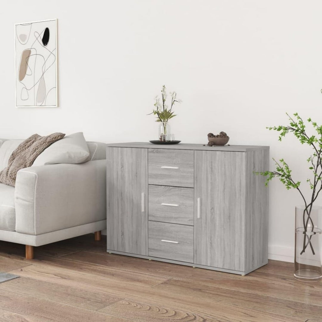 Buffet avec une fixation murale invisible et 3 tiroirs