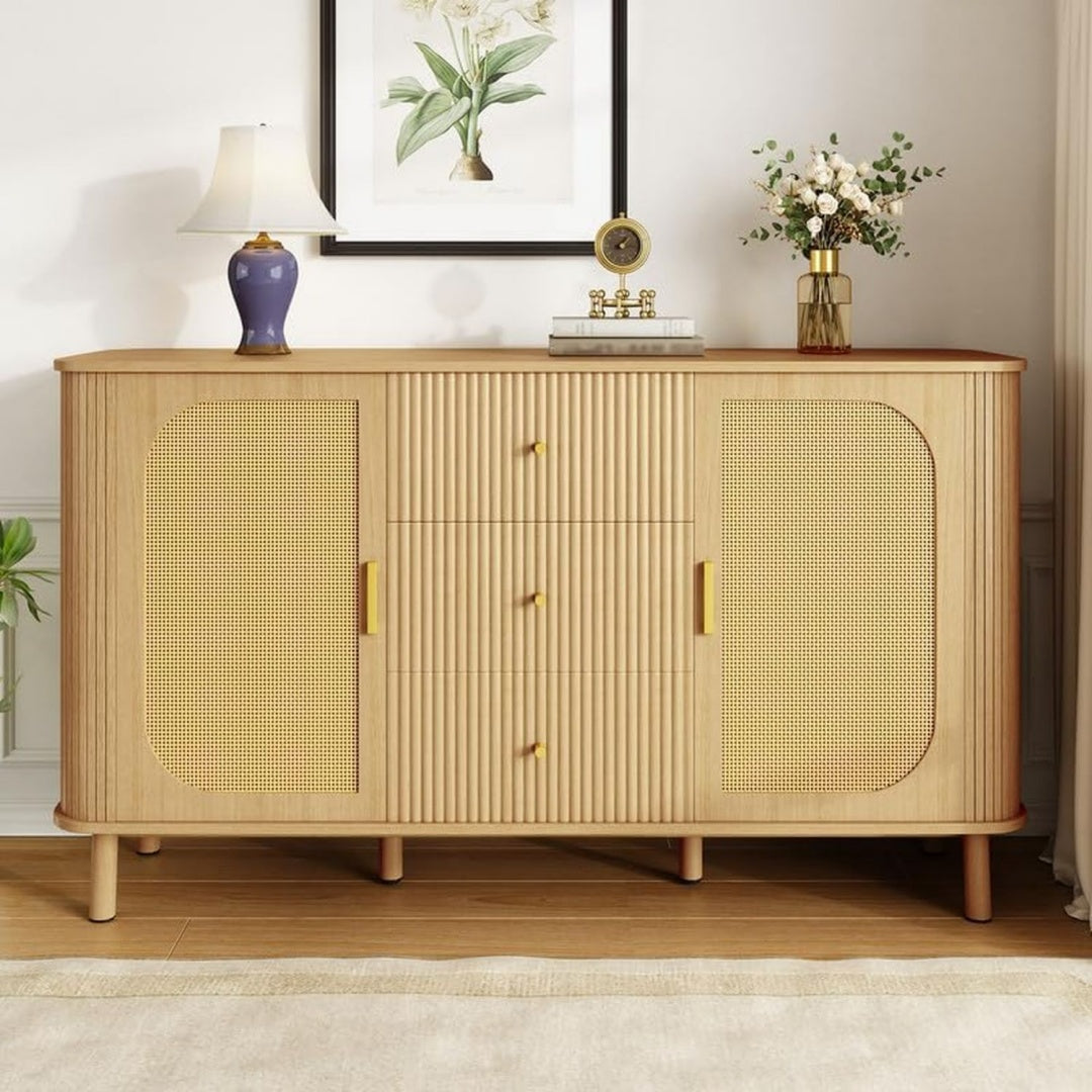 Credence marron, bois, style elegant pour la maison