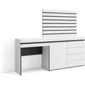 Chiffonnier petit encombrement gris clair moderne
