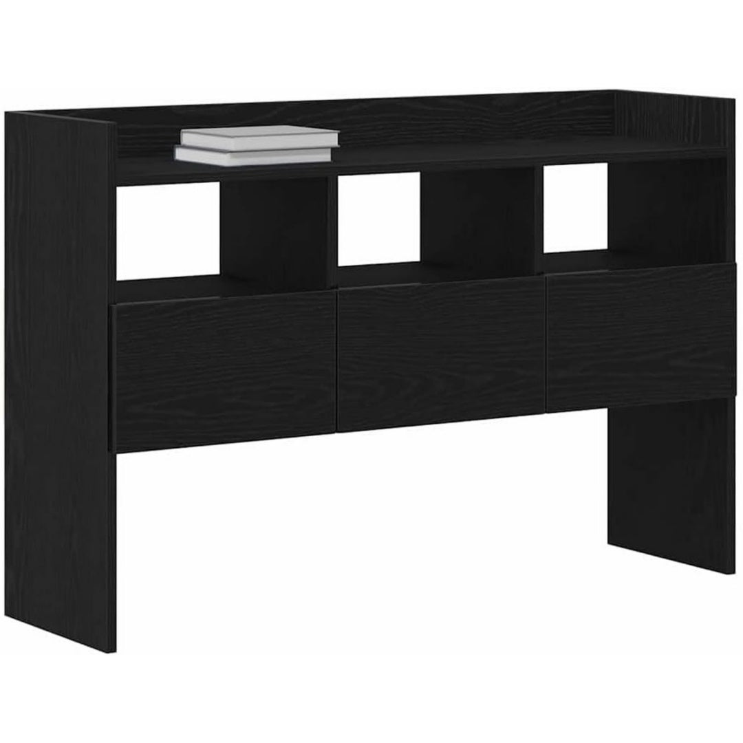 Buffet design en bois noir