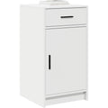 Buffet large 75 cm de haut en bois gris clair