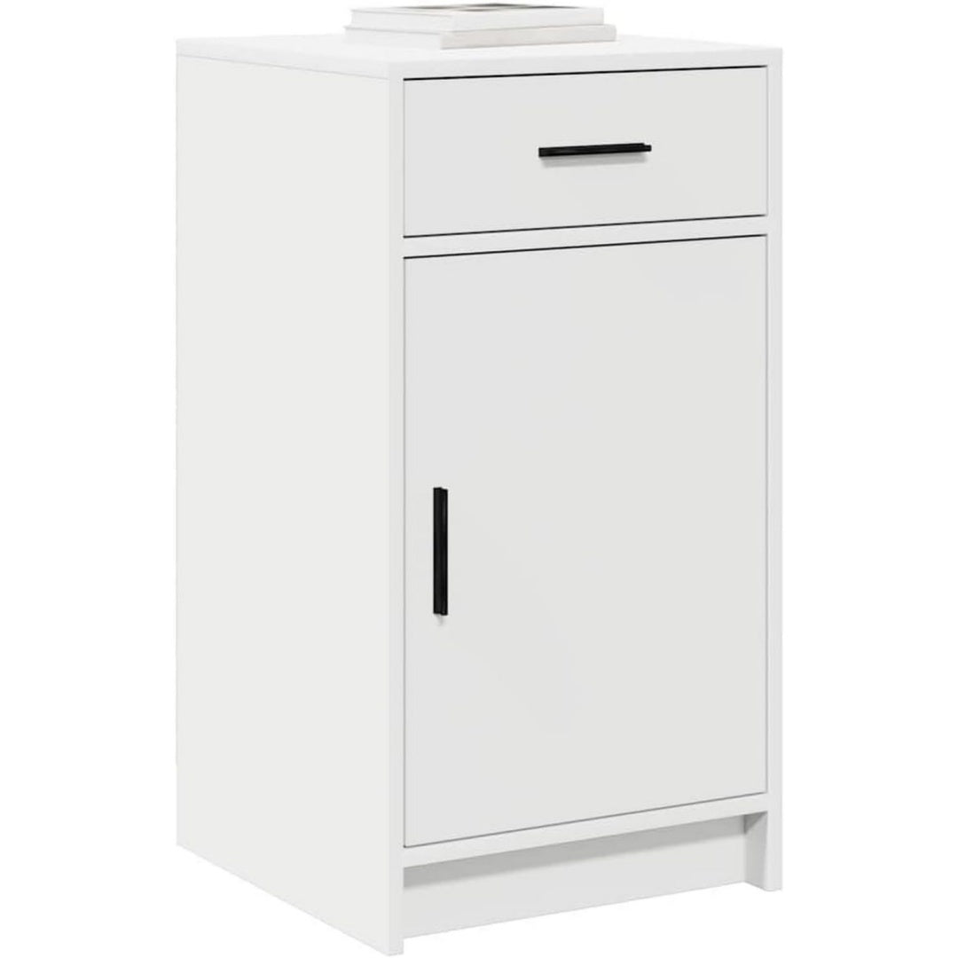 Buffet large 75 cm de haut en bois gris clair