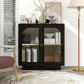 Buffet vintage gris clair