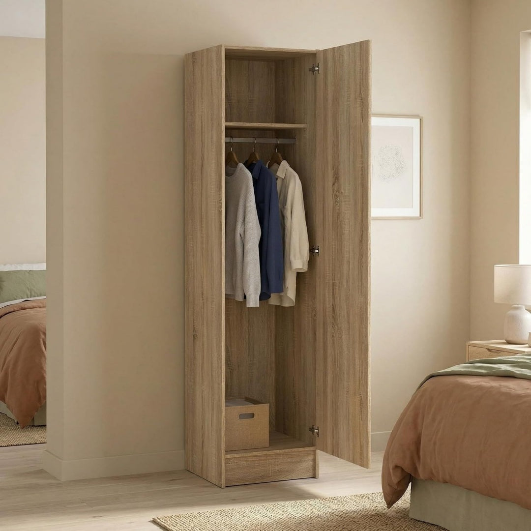 Armoire de rangement moderne marron 49 x 47 x 200 cm