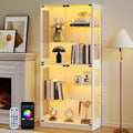 En verre massif, armoire vitree marron style industriel
