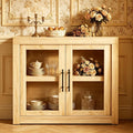 Contemporain buffet 90 x 80 cm orange