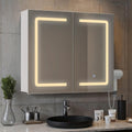 Armoire miroir design moderne gris 16 x 80 x 60 cm