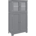 Classique meuble de rangement gris 58 x 30.5 x 109 cm