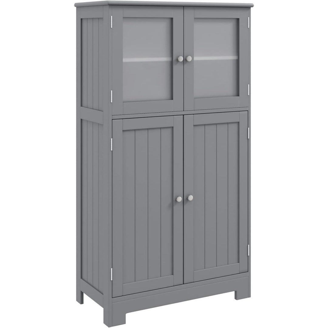 Classique meuble de rangement gris 58 x 30.5 x 109 cm